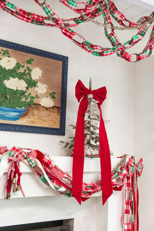 SOHO - Crimson Red Fabric Bow