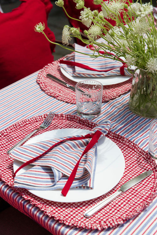 SOHO - Red Oval Placemat