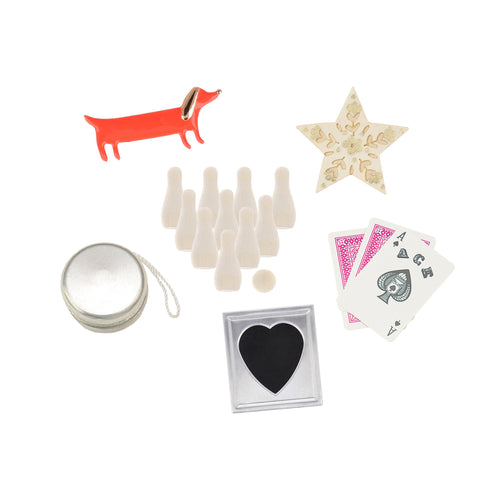 Striped Tinsel Tassel Crackers (x6)