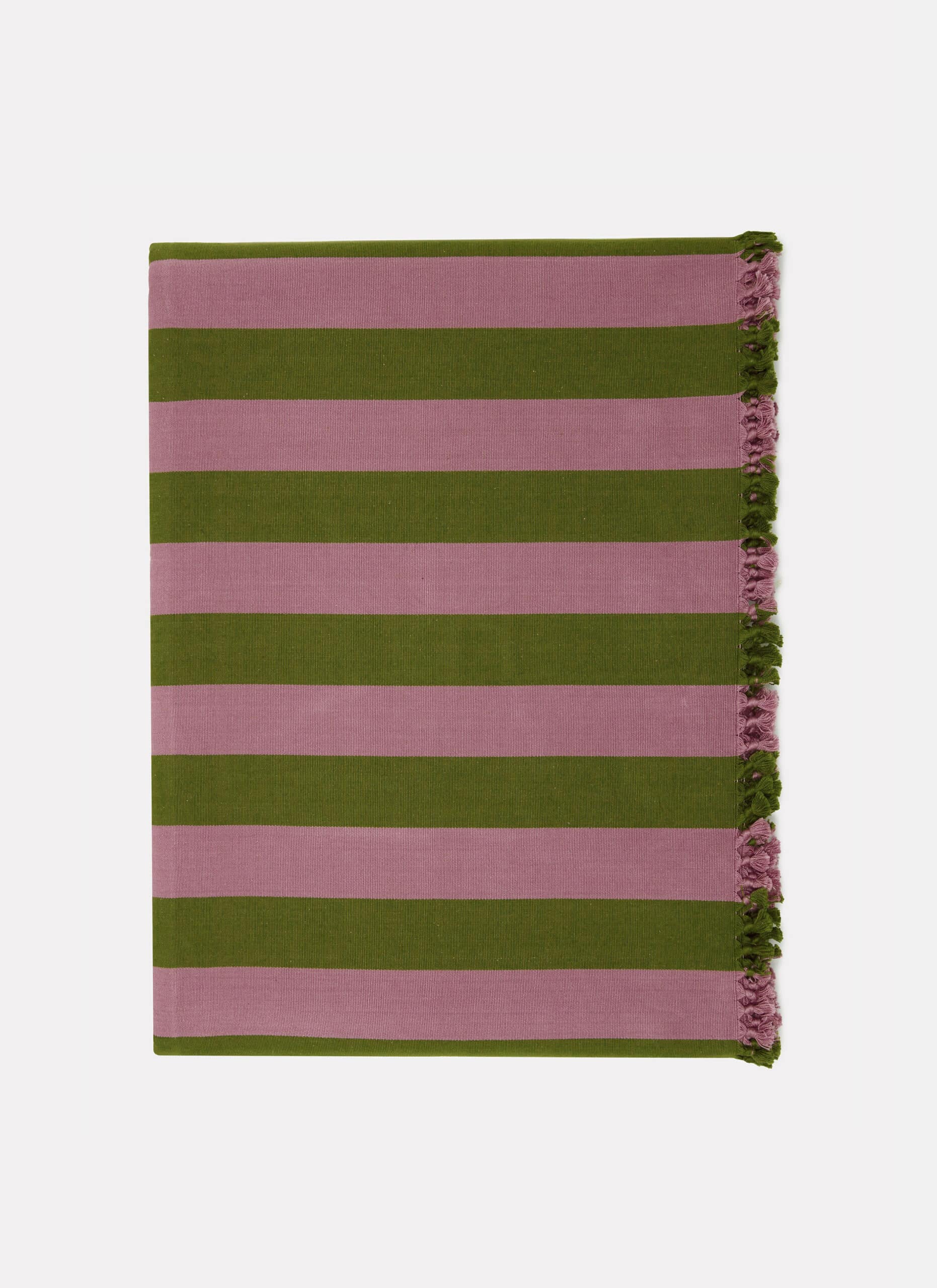 Premium Fabric Strips 88個 HTH x Domino WIDE STRIPE - Lilac & Moss Tablecloth – Heather