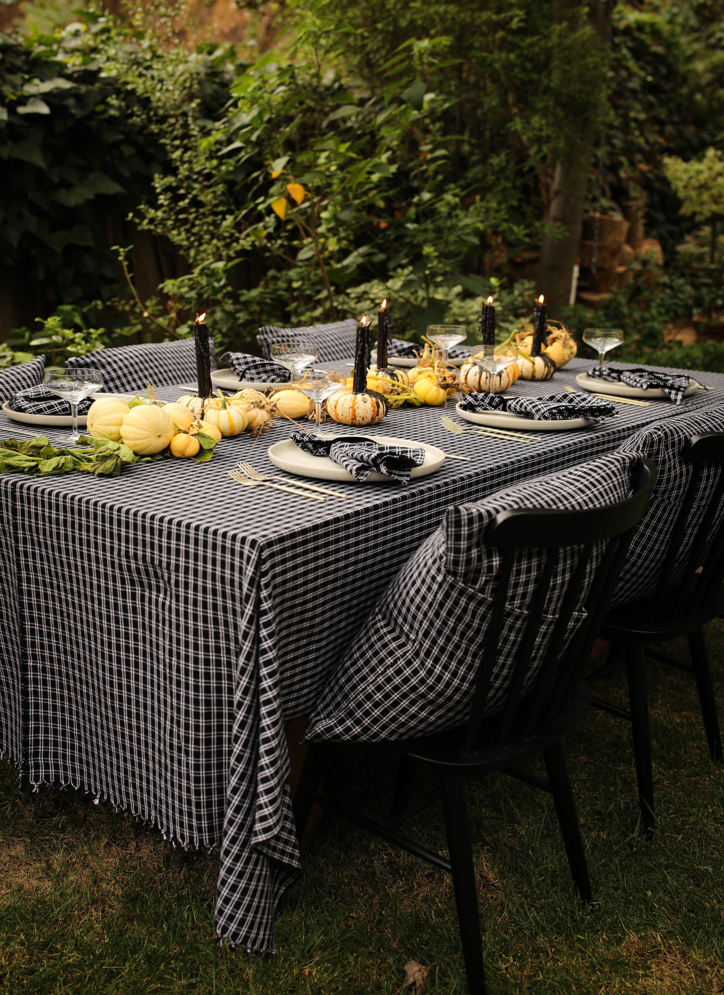 HARRISON PLAID - Black Tablecloth – Heather Taylor Home