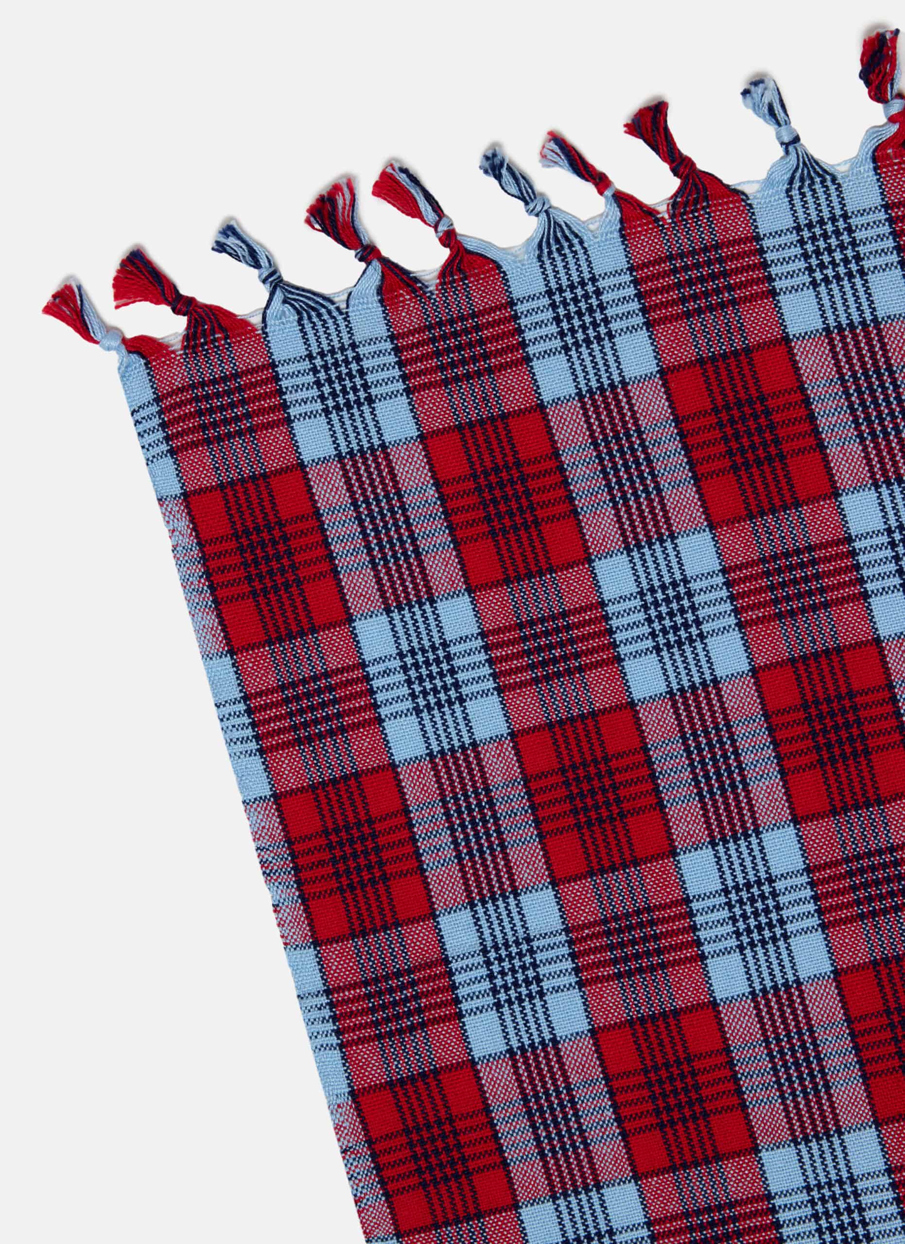 NANTUCKET PLAID Red Tablecloth - Thumbnail 4