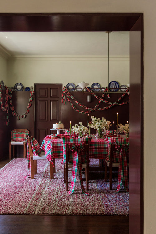 TALIA PLAID - Multi Tablecloth