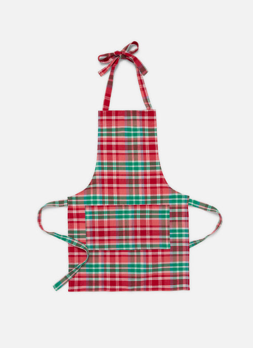 TALIA PLAID - Multi Kid Apron