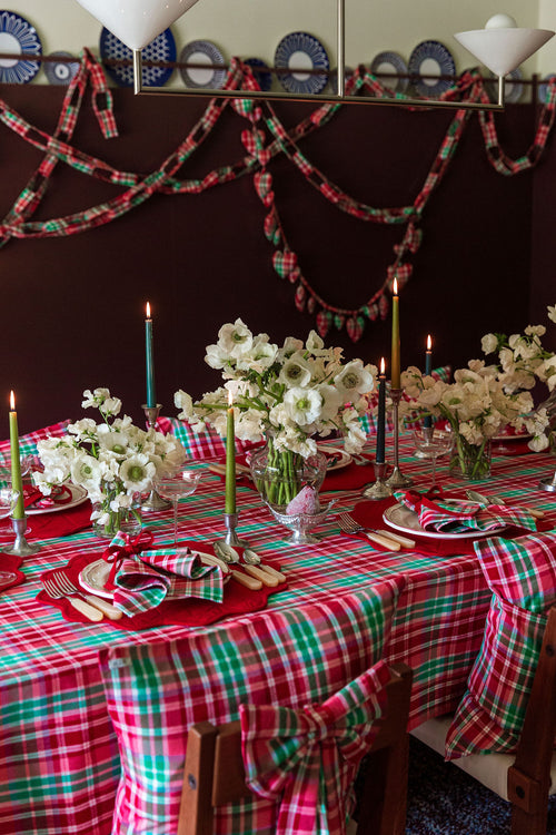 TALIA PLAID - Multi Tablecloth