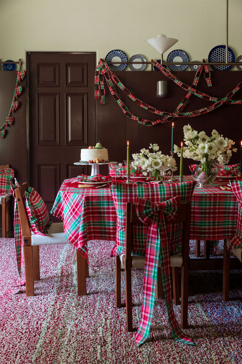 TALIA PLAID - Multi Tablecloth