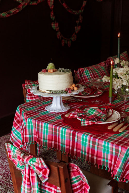 TALIA PLAID - Multi Tablecloth