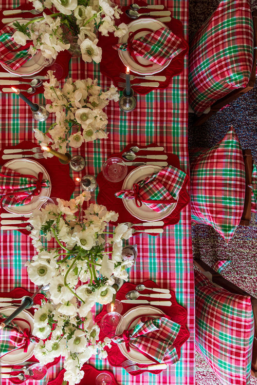 TALIA PLAID - Multi Tablecloth