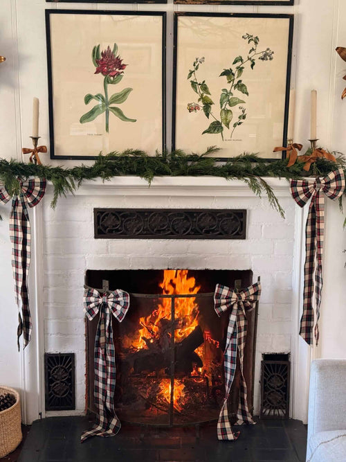 IDYLLWILD PLAID -  Multi Fabric Bow