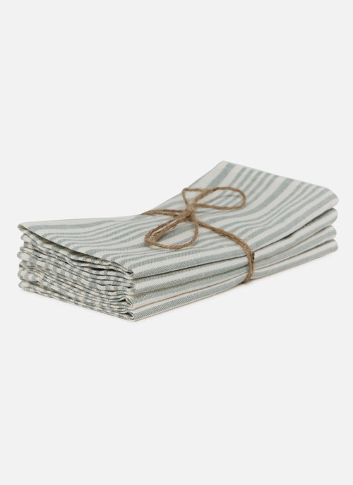Heather Taylor Home x This Oak House - Sage Stripe Napkins