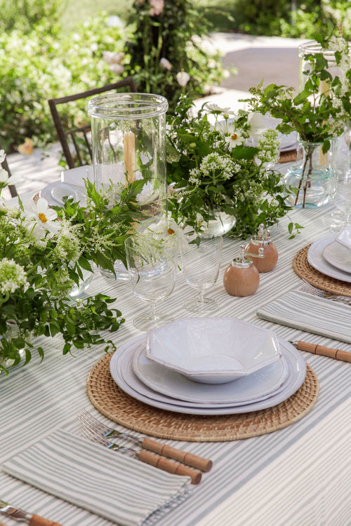 Heather Taylor Home x This Oak House - Sage Stripe Napkins