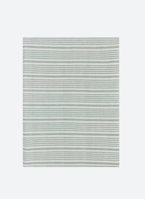 Heather Taylor Home x This Oak House - Sage Stripe Tablecloth