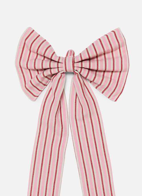 PETITE STRIPE - Valentine Fabric Bow