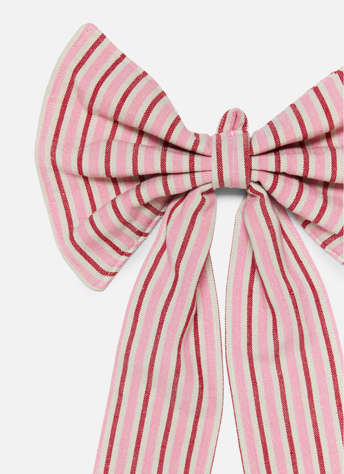 PETITE STRIPE - Valentine Fabric Bow