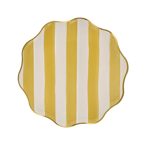 Fall Stripe Side Plates (x8)