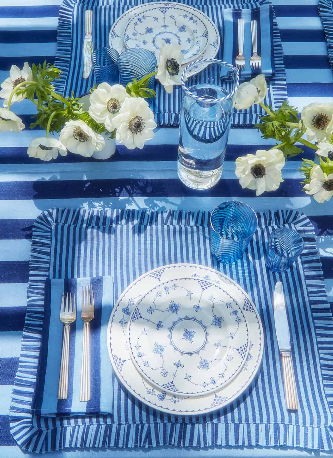 HTH x Domino Medium Stripe Napkins - Thumbnail 4