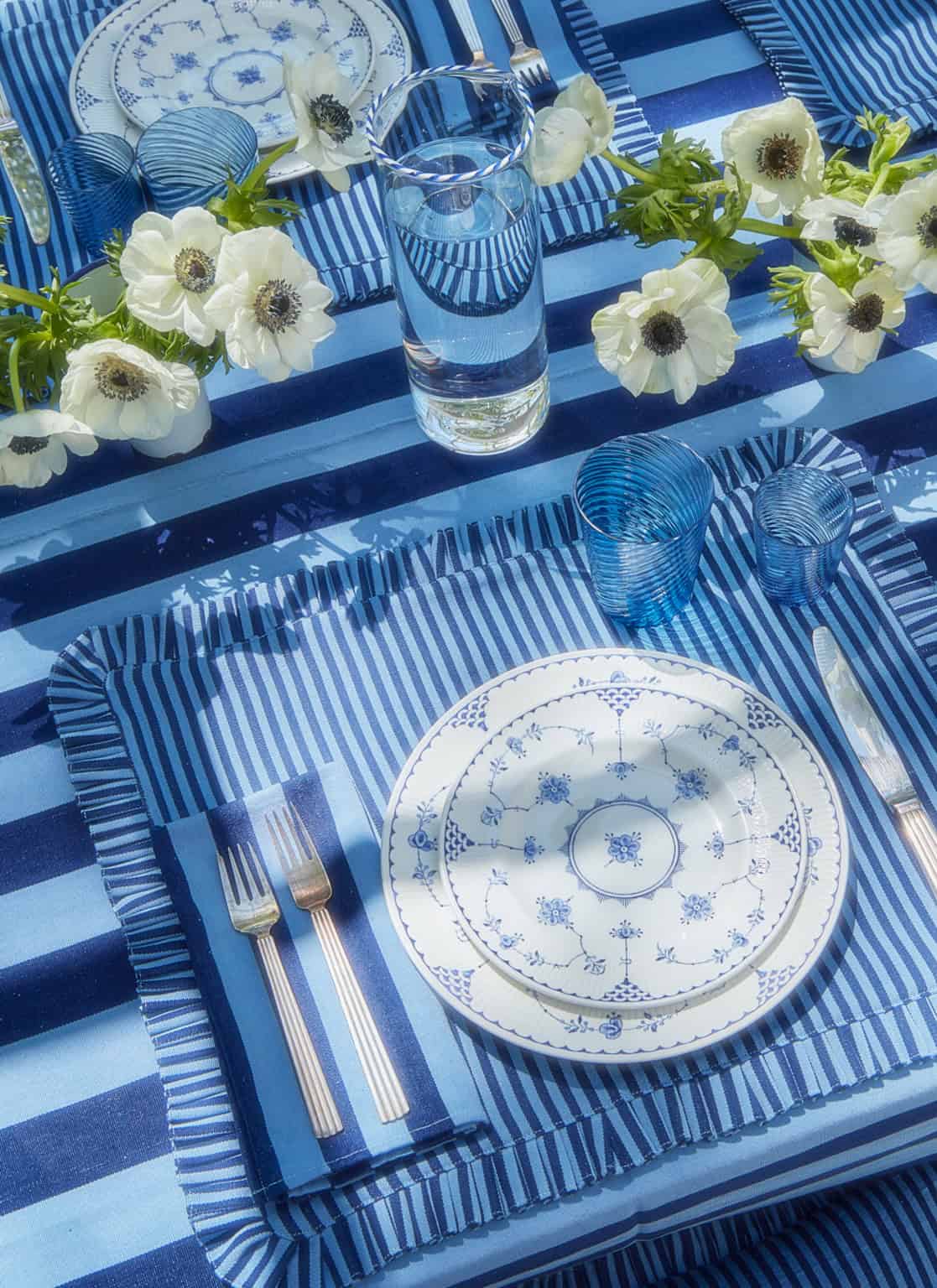 Heather Taylor Home Stripe Napkins - Thumbnail 4