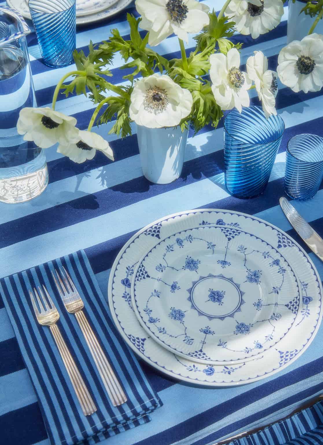 HTH x Domino WIDE STRIPE Tablecloth - Thumbnail 2