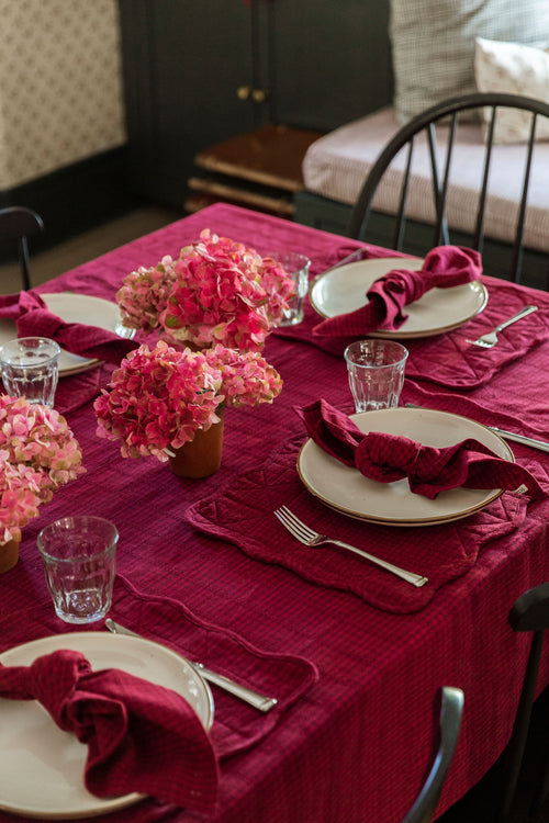 SOHO - Two Toned Bordeaux Napkins