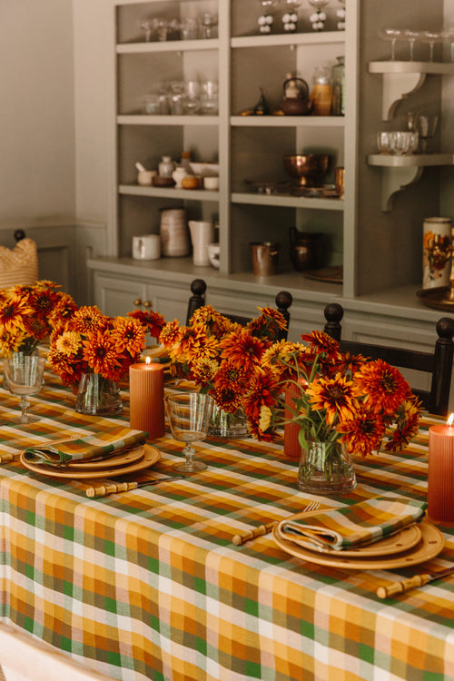 GINGHAM - Oak Tablecloth