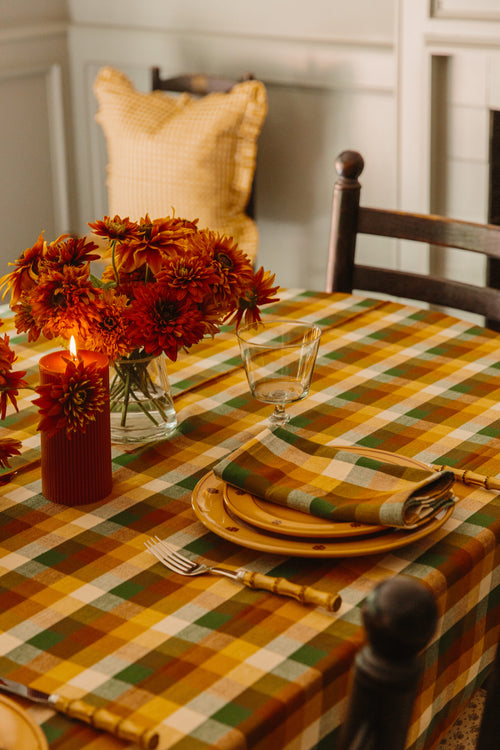 GINGHAM - Oak Tablecloth