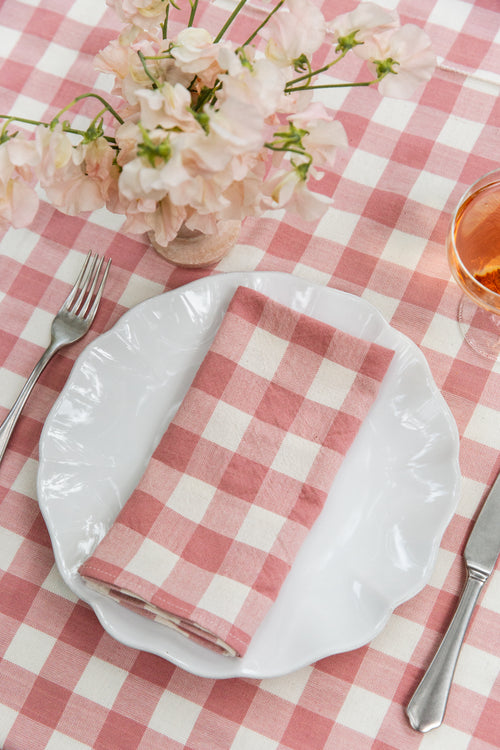 GINGHAM - Rosa Napkins