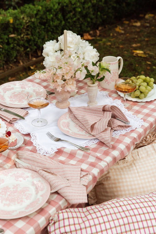 GINGHAM - Rosa Tablecloth