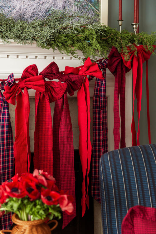 SOHO - Two Toned Bordeaux Fabric Bow