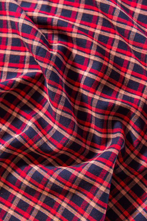 HTH x NICKEY KEHOE - Alexandra Plaid Navy Tablecloth