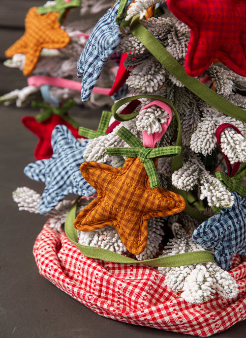 Set of 3 Soho Two Toned Star Ornaments