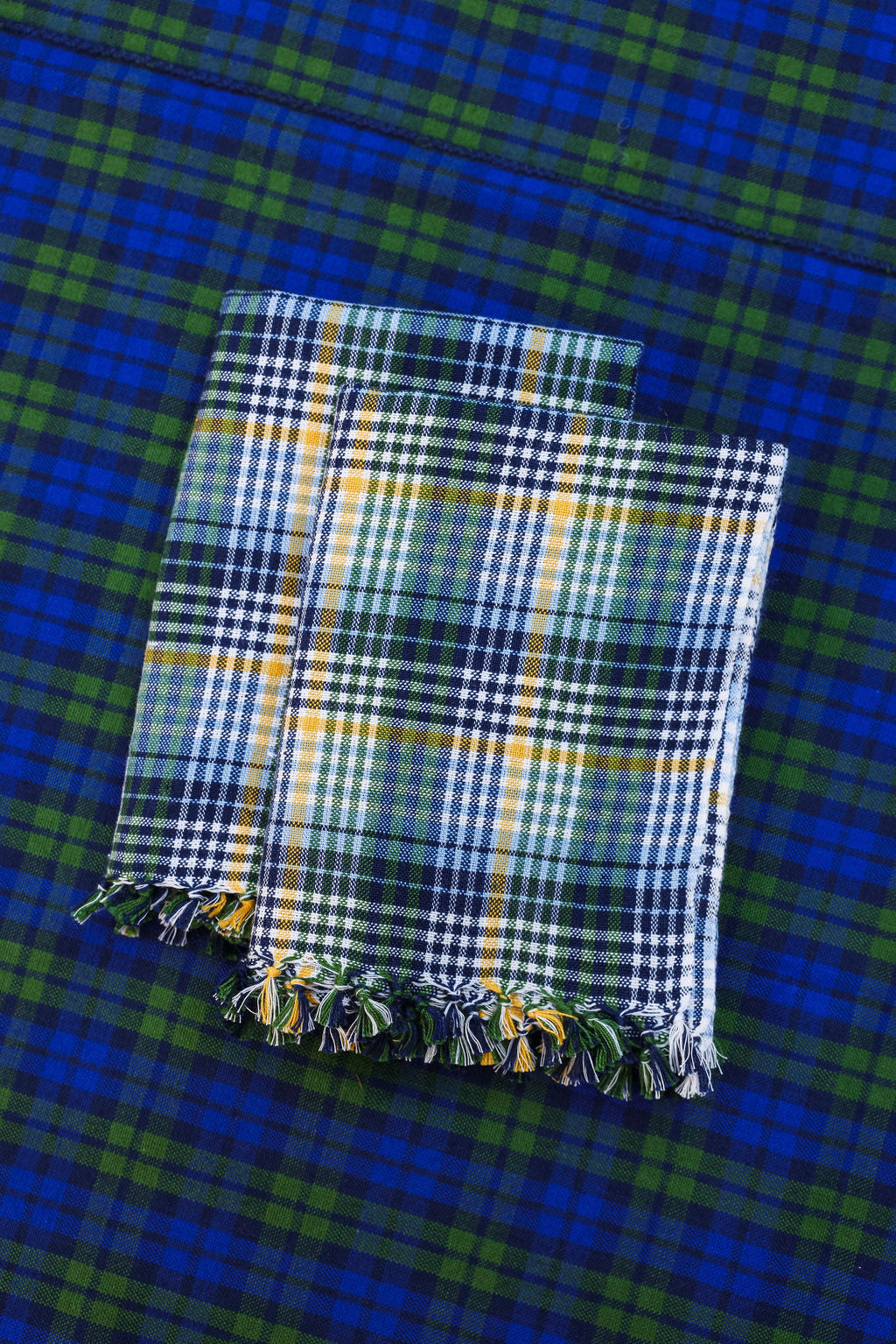 Maine Multi Plaid Tea Towel - Thumbnail 2