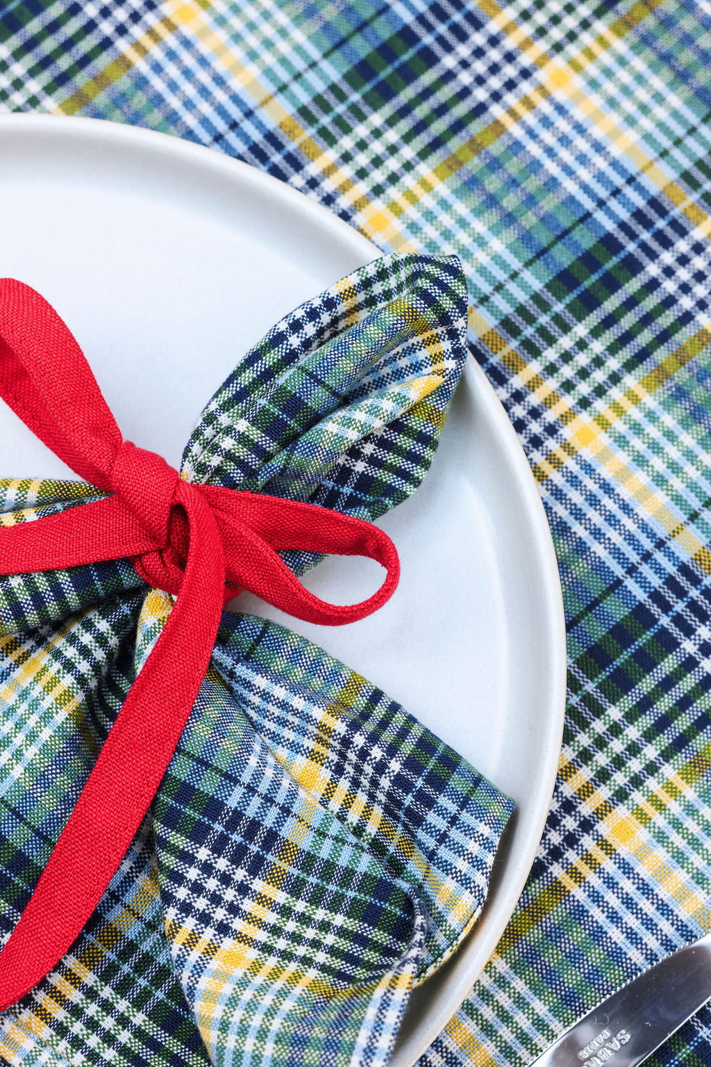 Maine Multi Plaid Napkins - Thumbnail 5