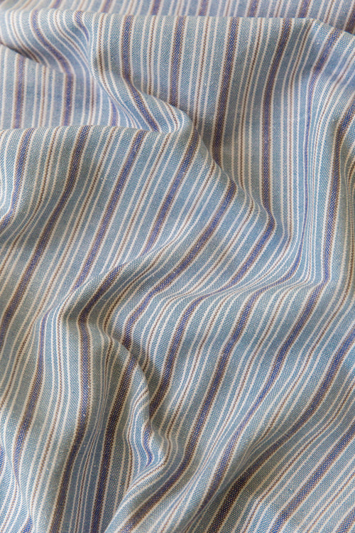 FREDDIE STRIPE - Blue Tablecloth