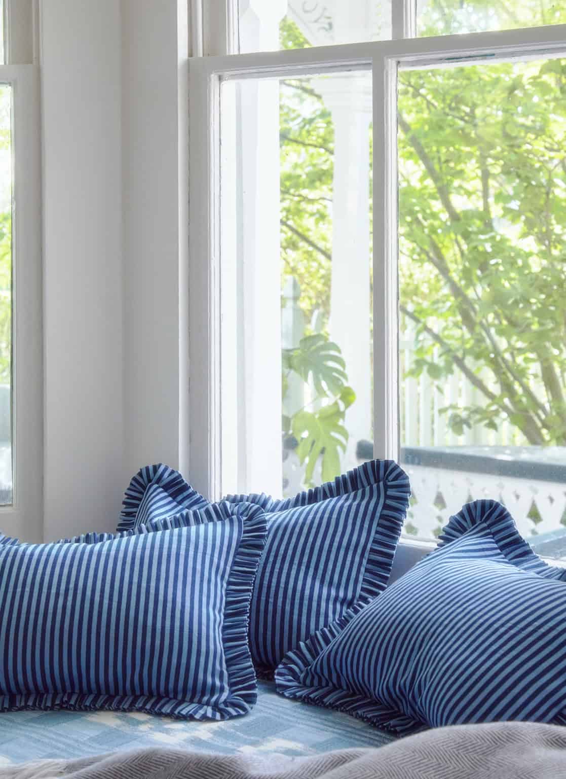 HTH x Domino MINI STRIPE Petite Pillow - Thumbnail 4